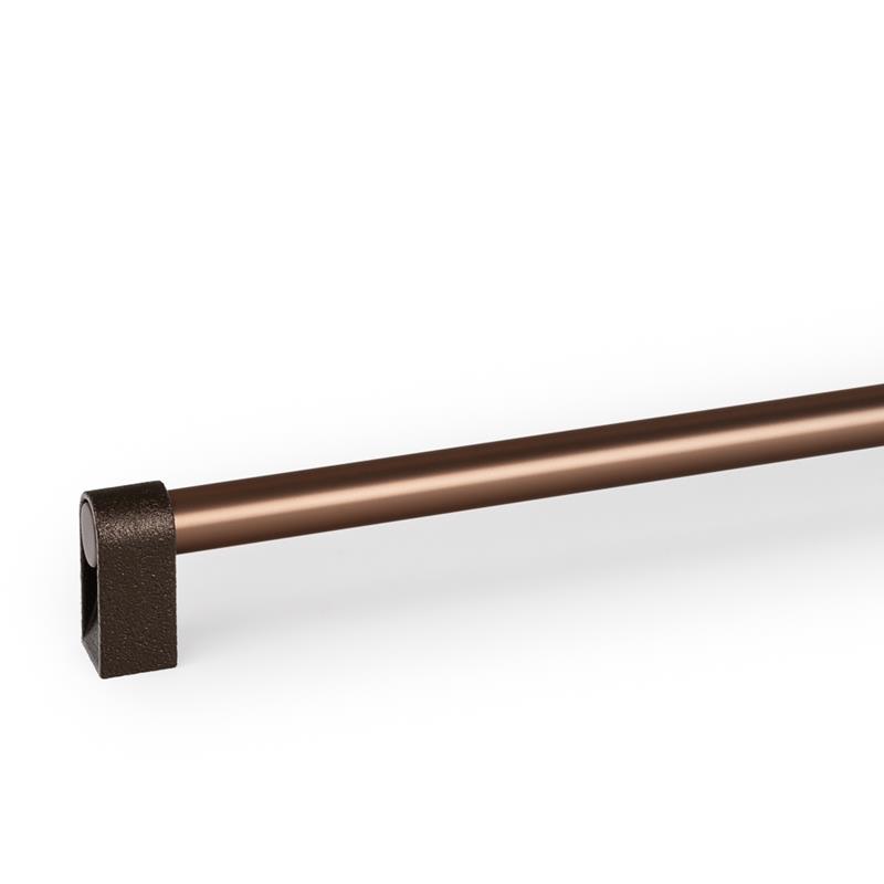 Poignée V0703 CASEY BIG BBS métal brun texturé + bronze mat 416 mm