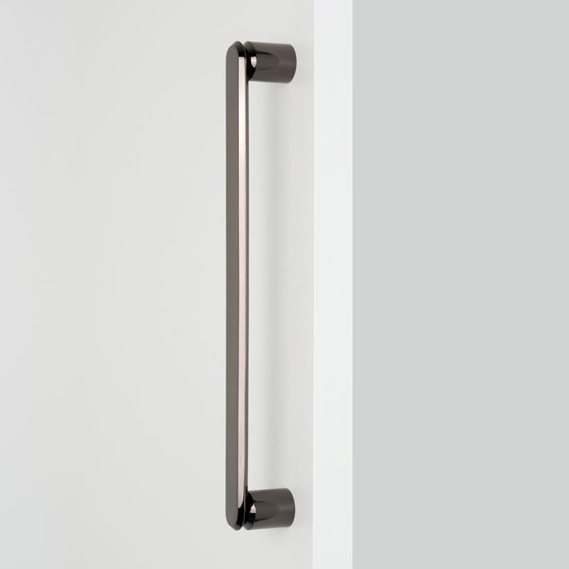 Poignée FASE BIG V0175 noir titane poli PVD 320 mm sans vis apparente