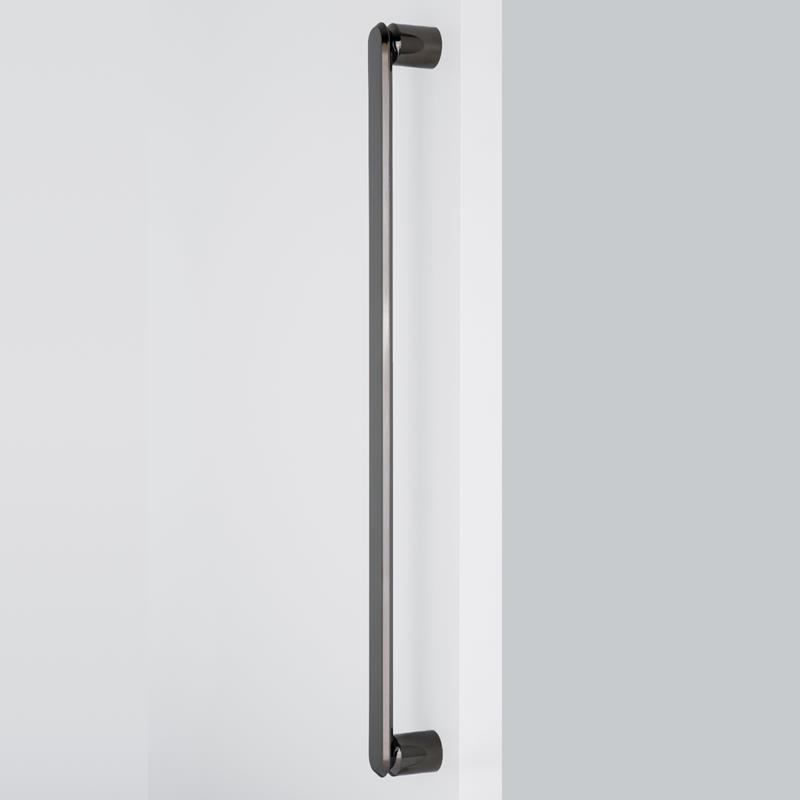 Poignée FASE BIG V0175 noir titane poli PVD 480 mm sans vis apparente