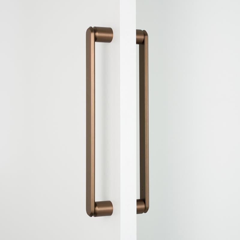 Poignée FASE BIG V0716 bronze brossé 320 mm montage dos-à-dos