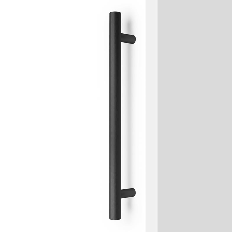 Poignée BOTO BIG V0717 noir brossé 320 mm sans vis apparente