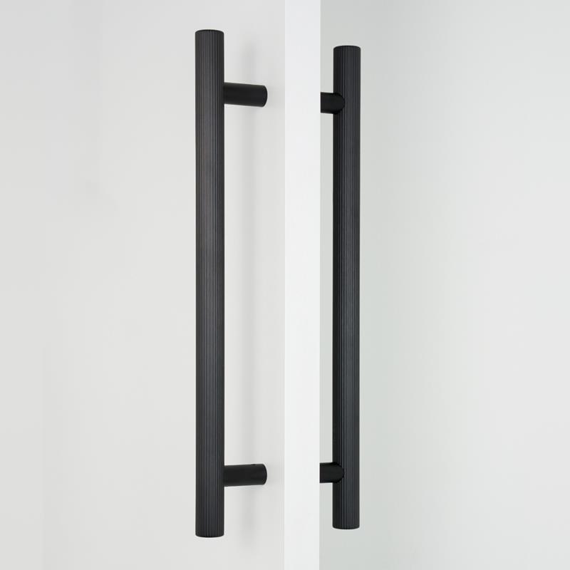 Poignée BOTO BIG V0718 noir brossé 320 mm montage dos-à-dos