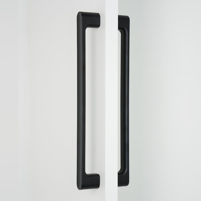 Handle LUV BIG V0736 matte black 384 mm back-to-back mounting