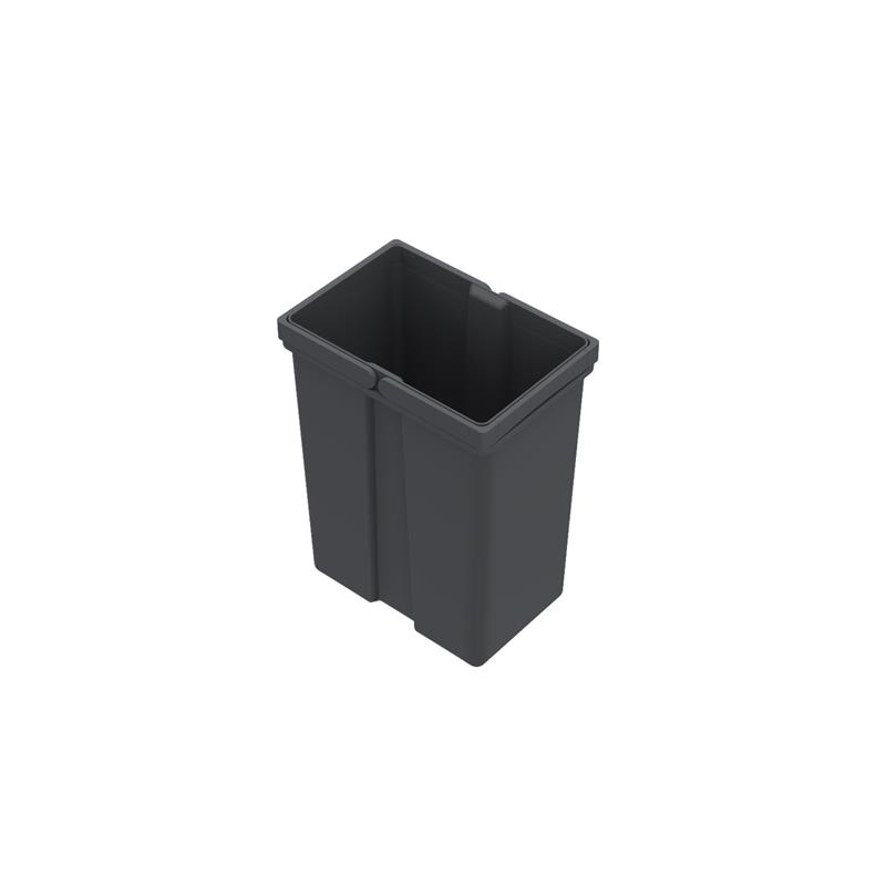 Bac de poubelle Hettich 8L anthracite