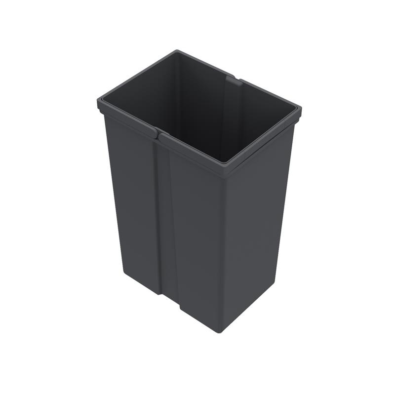 Bac de poubelle Hettich 29L anthracite