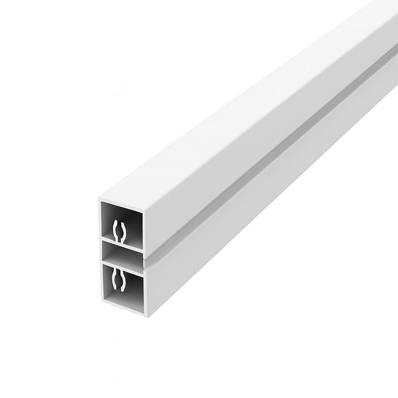 Profilé d'aluminium LOOP standard 3m (118'') blanc mat