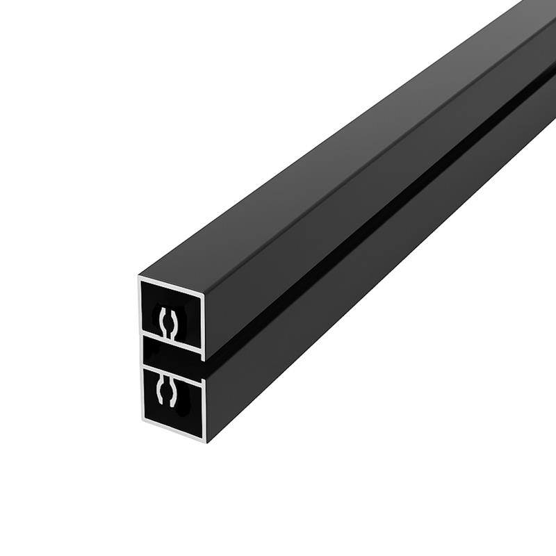 Profilé d'aluminium  LOOP standard 3m (118'') noir mat