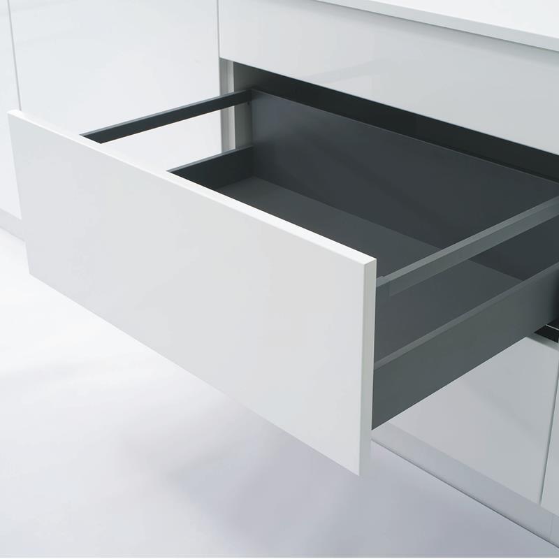 Image R13 EVO lateral rails set L400 anthracite