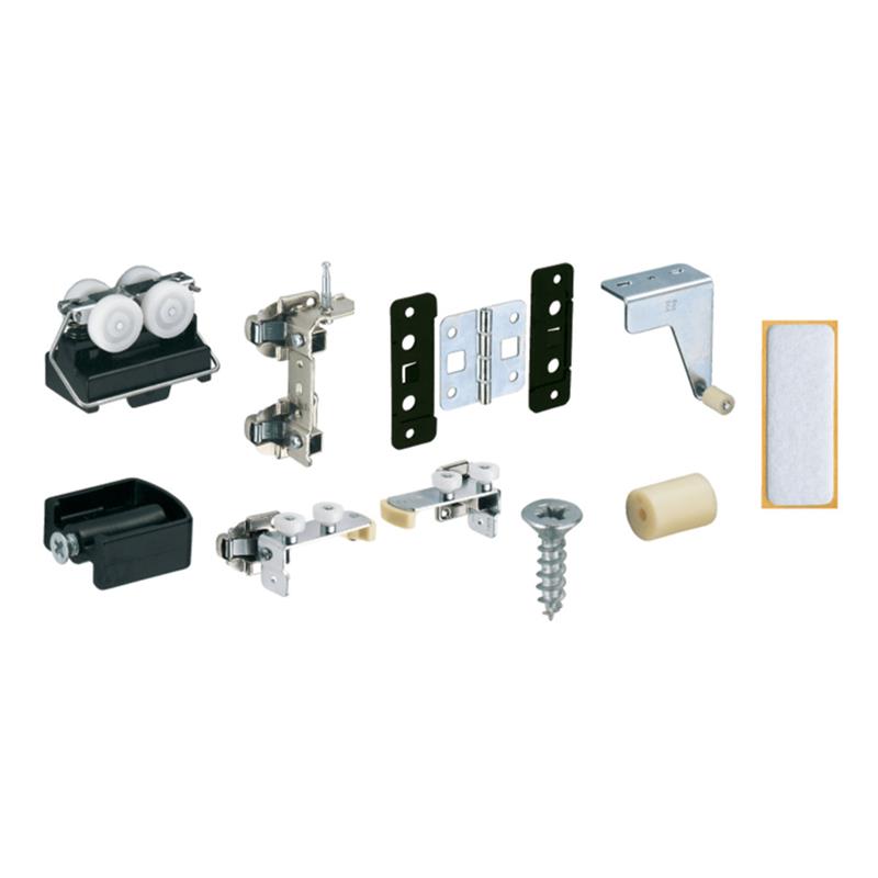 Hardware set Wing 77 for 1 bi-fiold sliding door with 2 panels