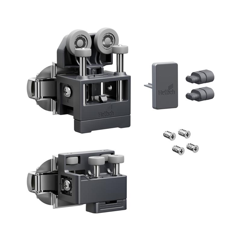WingLine L kit with bottom guide 12 kg left opening anthracite for comfort unit
