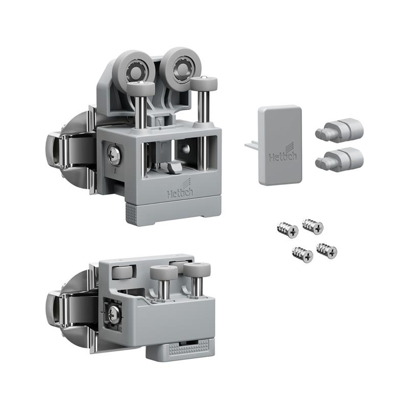 WingLine L kit with bottom guide 12 kg left opening grey for comfort unit