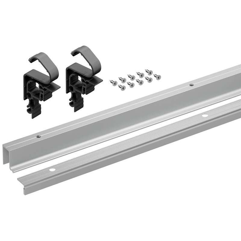 Top and bottom profiles WingLine L 1200 mm anodised aluminum