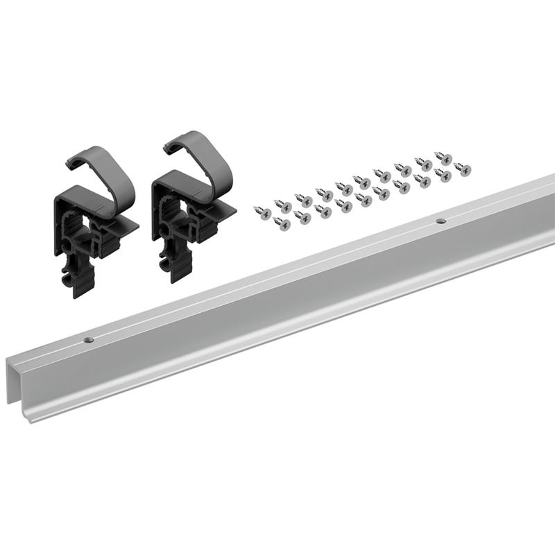 Top profile WingLine L 2400 mm anodised aluminum