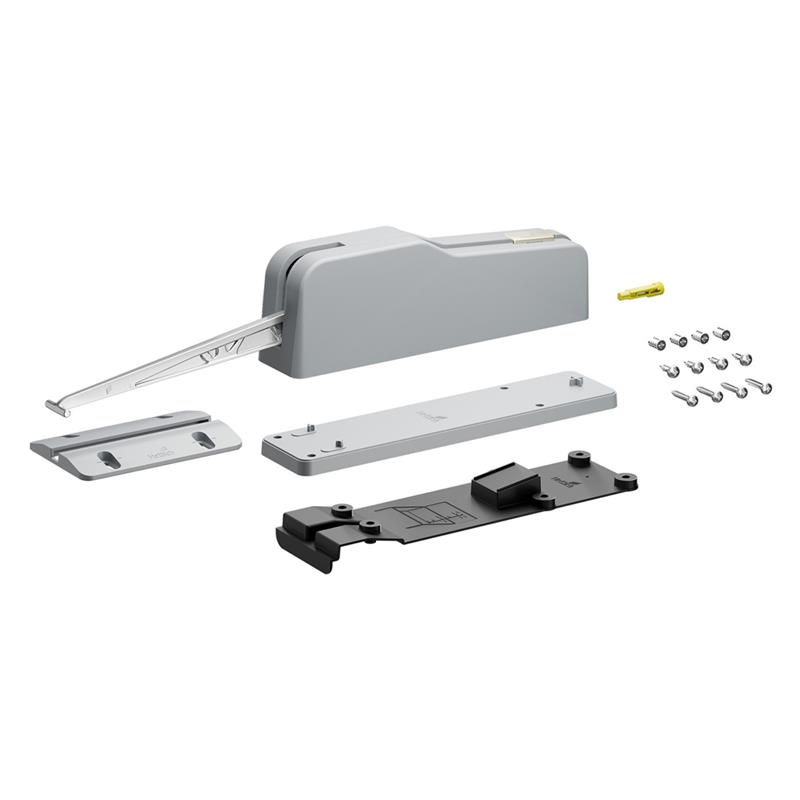 Image Comfort unit WingLine L/230 Pull to move Silent light door grey