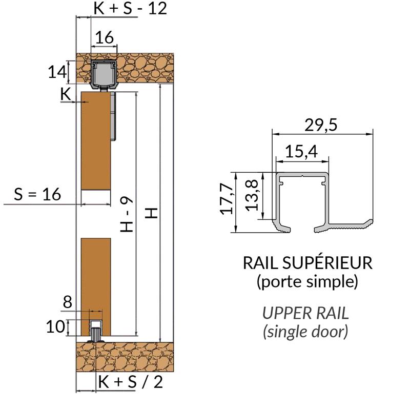 SCM-KIT901A spec single door