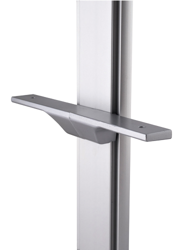 Slim profile cabinet or shelf holder (aluminium color 3059)