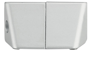 Image Glass shelve top side bracket Slim profile (aluminium color 3059)