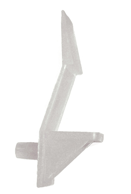 Image Frosted plastic shelf support