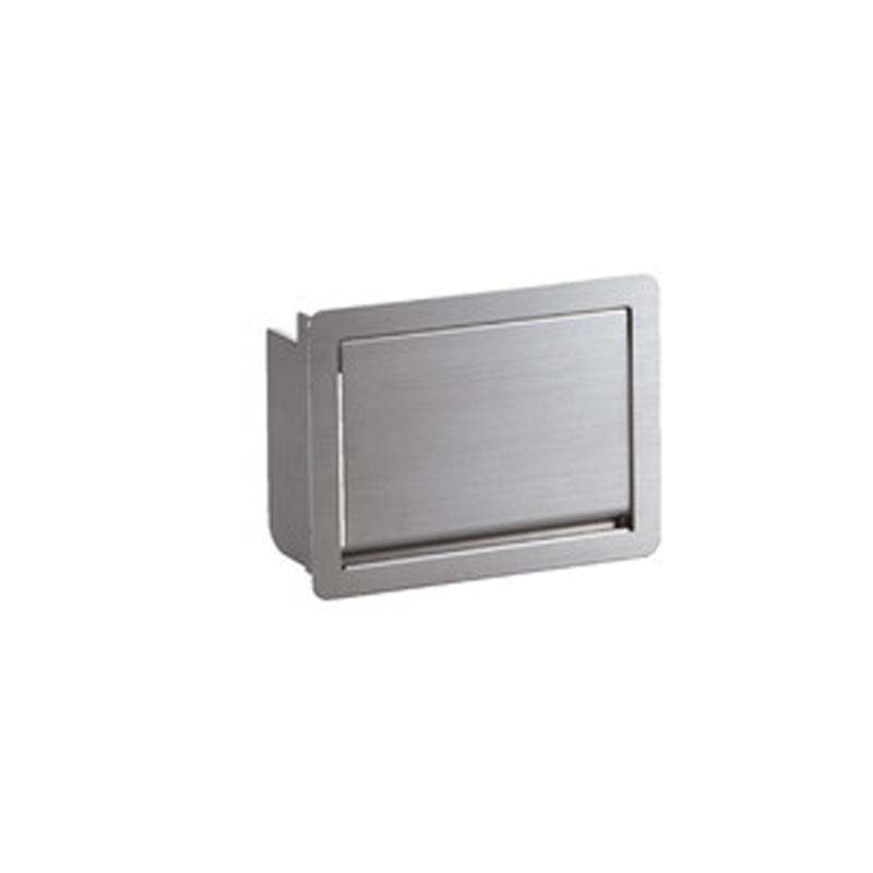 Image Square wall-mounted waste trap 218 x 164 mm stainless steel