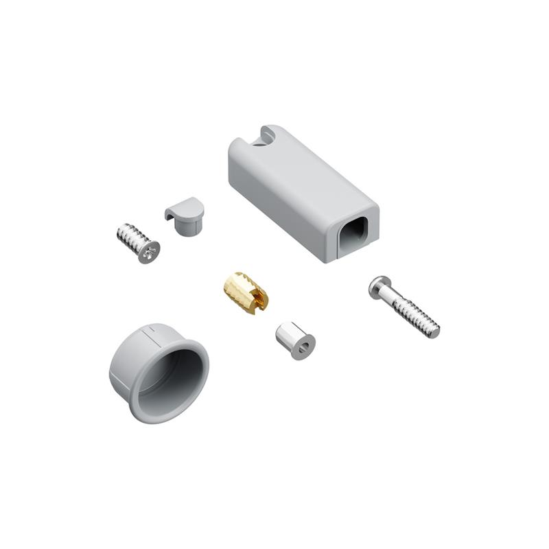 Push latch WingLine L Push to move with mechanical catch grey