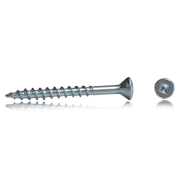 Lo-root self-contersinking nibs flat #6 head zinc screw