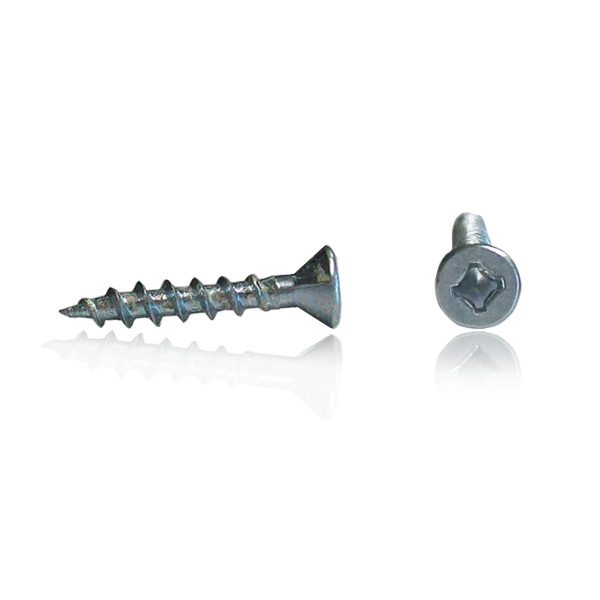 Lo-root flat recex head zinc screw