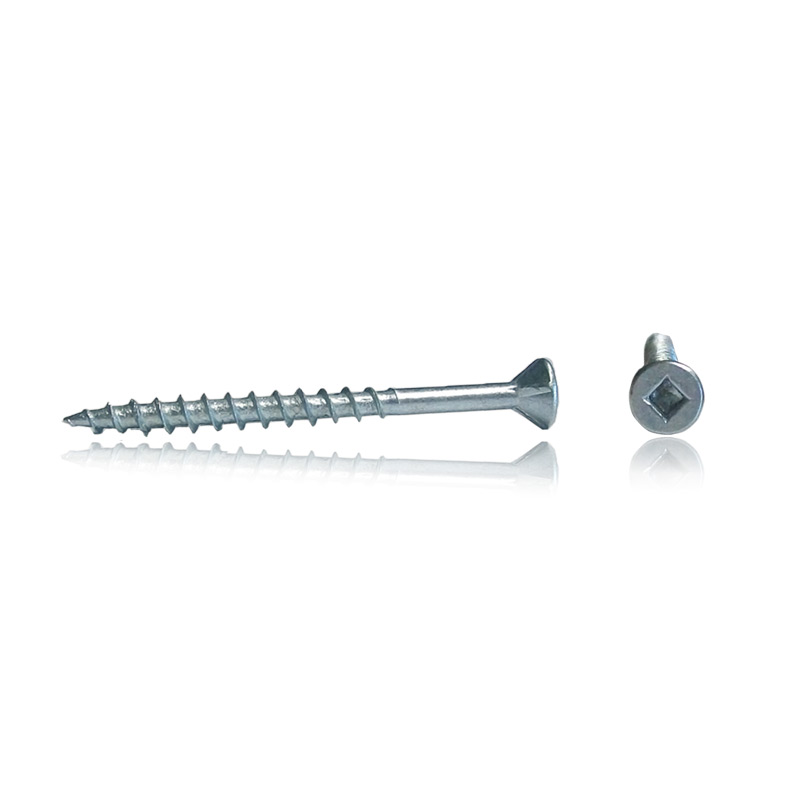 Lo-root self-contersinking nibs flat head zinc screw