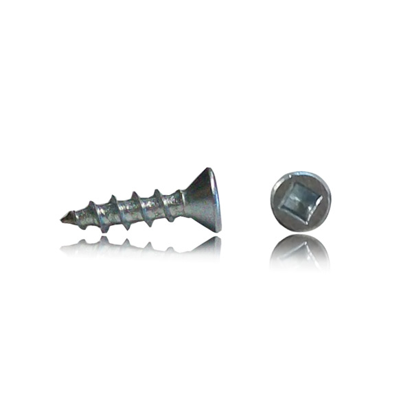 Lo-root flat head zinc screw 2 punch (15000 / BX)