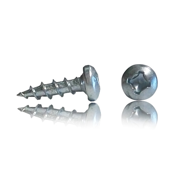 Lo-root pan head recex zinc screw