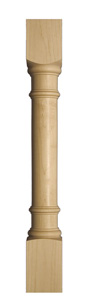 34½ in Maple turning post