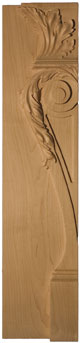 Image AC5L Maple left carved vertical front