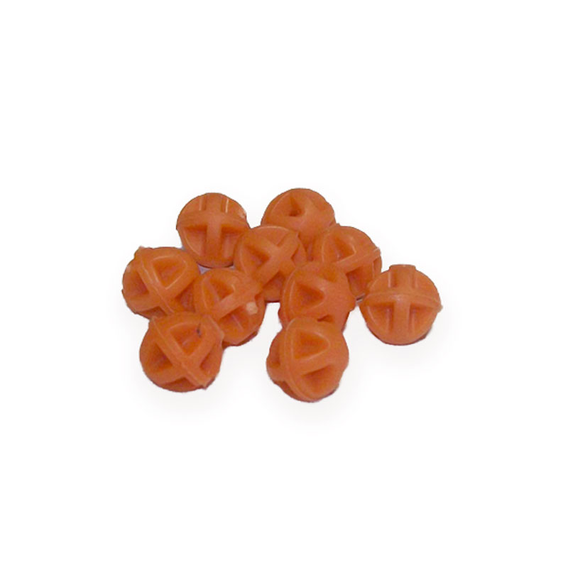 Image Synergy ball spacers ¼" cream or orange color