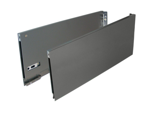 Vionaro drawer side graphite 550 x 249 (without side stabilizer)